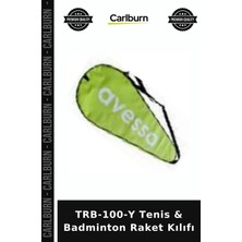 Carlburn Özel Üretim TRB-100-Y Tenis & Badminton Raket Kılıfı Ekipman Açık Hava Kort