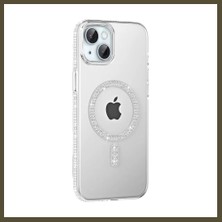 Northcity Joko iPhone 14 Uyumlu Move Taşlı Magsafe Kapak - Natural Grey Bx