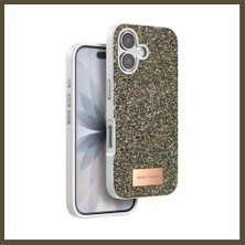 Northcity Onegif iPhone 17 Uyumlu Bright Simli Kapak - Çöl Titanyum Bx