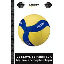 Carlburn Özel Üretim VS123WL 18 Panel Eva Malzeme Voleybol Topu Dinlence Okul Sporu Eğlence