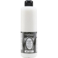 Ultimate Glaze Su Bazlı Kalın Sır Vernik - Mat - 500ML Mat Tek Ebat