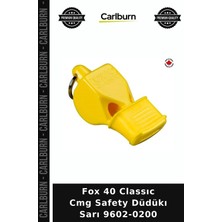 Carlburn Premium Fox 40 Classıc Cmg Safety Düdükı Sarı 9602-0200 Sporcu Açık Hava Antrenman Yardımcısı