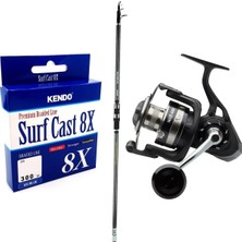 Outdoor Profesyonel Olta Seti Okuma Revenger 420 cm Surf Kamışı&amp;savage Gear Sgs8 8000 Fd 8+1b