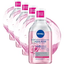 Tr Aqua Rose Gül Suyu ve Serum Içeren Çift Fazlı Micellar Makyaj Temizleme Suyu 400ML,YÜZ Göz