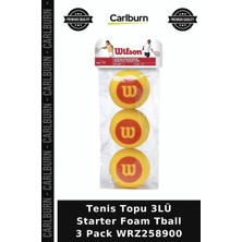 Carlburn Delux Serisi Tenis Topu 3lü Starter Foam Tball 3 Pack WRZ258900 Kuzgun Laf