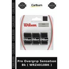 Carlburn Özel Üretim Pro Overgrıp Sensatıon Bk ( WRZ4010BK ) Siyah Raket Tutacak