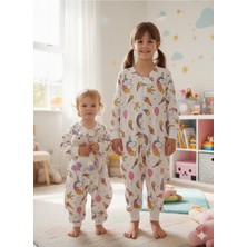 Tr Kollu Uyku Tulumu, %100 Doğal Pamuk, Çift Kat Pazen Kumaş, Unisex, 6-12 Ay, Mor