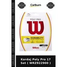 Carlburn Premium Kordaj Poly Pro 17 Set ( WRZ922900 ) Aktivite Spor Maç