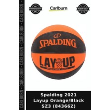 Carlburn Özel Seri Spalding 2021 Layup Orange/black Sz3 (84366Z) Siyah Turuncu Oyun