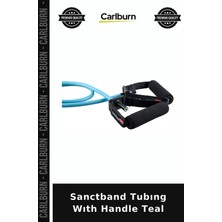 Carlburn Premium Sanctband Tubıng Wıth Handle Teal Fizik Hareket Kondisyon