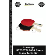 Carlburn Delux Serisi Slazenger MSTSETSLZ004 Game Masa Tenis Seti Hobi Eğlence Boş Vakit