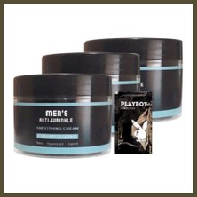 Northcity Süper Mens 3 Adet SNMP20328 Smoothing Cream 100 ml Antiwrinkle Erkek Yüz Cilt Kremi + Yanında Jel Bx