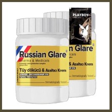 Northcity Süper Playboy Rusian Glare Tüy Dökücü Azaltıcı Krem Nano 2li x 50 ml Rus Merhemi + Yanında Jel Bx