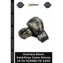 Carlburn Delux Serisi Everlast Black Gold/grey Camo Gloves 14 Oz 919580-70-14OZ Fitnes Güç Aktif