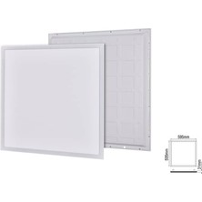 48W 60X60 Backlight LED Panel Armatür Beyaz Işık 2 Adet