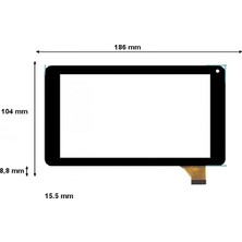 Retro XC-PG0700-028-A2-FPC 7 Inç Uyumlu Uyumlu LCD Ekran, Panel