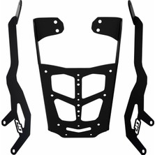 GP Kompozit Bajaj Pulsar NS 200 2011-2026 Uyumlu Arka Çanta Demiri Siyah