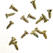 MiraLive Klips, Menteşe, Ayak, Ağaç, Sunta Vidası 2,2x7,5mm - Sarı 100 Adet
