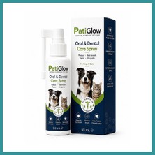 Pati Glow Patiglow Kedi ve Köpek Ağız ve Diş Bakım Spreyi 50 ml Bez