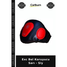 Carlburn Özel Seri Exc Bel Koruyucu Sarı - Siy Ofis Konforu Seyahat Yastığı Sırt Desteği