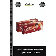 Carlburn Delux Serisi Dhs 40+Antreman Topu 10LU Kutu Ekipman Pratik Masa Tenisi