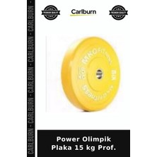 Carlburn Özel Üretim Power Olimpik Plaka 15 kg Prof. Salon Aktif Antrenman