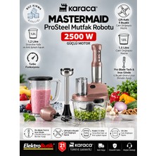 Karaca Mastermaid Prosteel 6 In 1 Uzun Blender Ayaklı 6 Bıçaklı Cam Hazneli Rendeli Mutfak Robotu