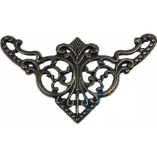 Psk Dekoratif Köşe Süsü, Köşelik - Büyük, 31X55MM, Antik, 100 Adet