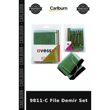 Carlburn Özel Üretim 9811-C File Demir Set Düzenleyici Sunum Çalışma