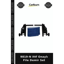 Carlburn Delux Serisi 9819-N Ittf Onaylı File Demir Set Egzersiz Seti Kulüp Ürünü Spor Malzemesi