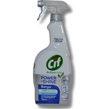 Cif Sprey 750 ml Banyo Temizleyici Power Shine (10'li Paket)
