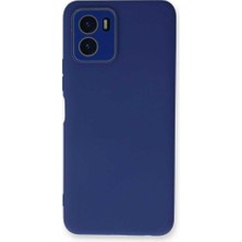 Bin1çeşit Vivo Y15S Kılıf Lansman Glass Kapak - Sky Blue