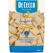 De Cecco Paccheri Kalın Boru Makarna 500 gr (5'li Paket)