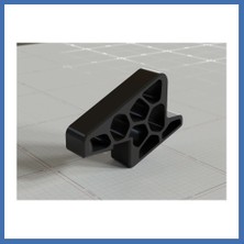 Evçem 3D Baskı Pencere ve Balkon Kapısı Stoperi Ray Kilitli Kapı Takozu Rüzgar Engelleyici Pencere Tutucu - Siyah Evcem