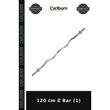 Carlburn Özel Üretim 120 cm Z Bar (1) Güç Geliştirme Vücut Kondisyonu Kas Çalıştırma