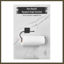 Northcity Yapışkanlı Kare Başlıklı Siyah Kağıt Havluluk Bx
