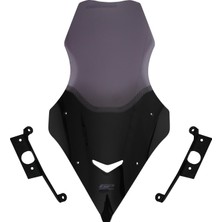 GP Kompozit SYM Jet X 125 2022-2026 Uyumlu Ön Cam Füme - 79 cm