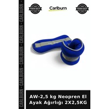 Carlburn Premium Aw-2,5 kg Neopren El Ayak Ağırlığı 2x2,5kg Form Güç Direnç