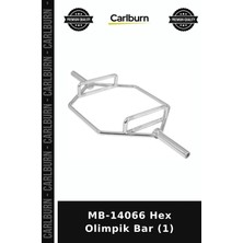 Carlburn Delux Serisi MB-14066 Hex Olimpik Bar (1) Fiziksel Aktivite Bireysel Spor Antrenman Ürünü
