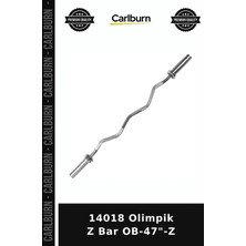 Carlburn Premium 14018 Olimpik Z Bar Ob-47"-Z Ev Egzersiz Salon
