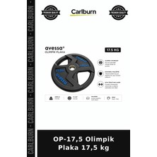 Carlburn Premium Op-17,5 Olimpik Plaka 17,5 kg Güçlü Çalışma Beden