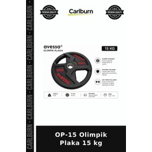 Carlburn Özel Seri Op-15 Olimpik Plaka 15 kg Antrenman Vücut Bireysel