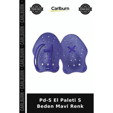 Carlburn Özel Üretim Pd-S El Paleti S Beden Mavi Renk Ekipman Yüzme Antrenman