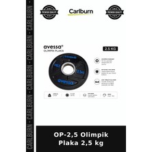 Carlburn Özel Üretim Op-2,5 Olimpik Plaka 2,5 kg Hareket Çalışma Hazırlık
