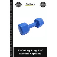 Carlburn Özel Seri Pvc-6 kg 6 kg Pvc Dambıl Kaplama Spor Aleti Aktivite Kollar