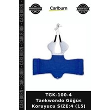 Carlburn TGK-100-4 Taekwondo Göğüs Koruyucu Sıze:4 (15) Müsabaka Aksesuarı Antrenman Seti Sporcu Gereci
