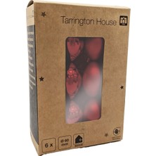 Tarrington House Top 60CM 6lı Mat Kırmızı - 6 Adet