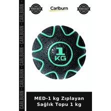 Carlburn Özel Üretim Med-1 kg Zıplayan Sağlık Topu 1 kg Temrin Egzersiz Set