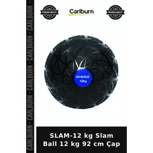 Carlburn Delux Serisi Slam-12 kg Slam Ball 12 kg 92 cm Çap Güçlenme Antrenman Aleti Hazırlık