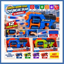Evçem SH59636 Oyuncak Silah Sünger Atan (Adet Fiyatıdır) Evcem